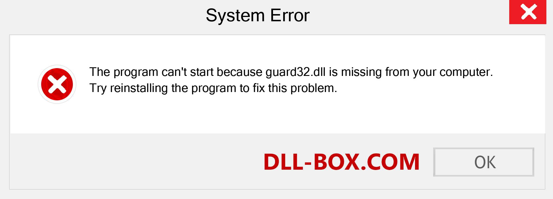  guard32.dll file is missing?. Download for Windows 7, 8, 10 - Fix  guard32 dll Missing Error on Windows, photos, images